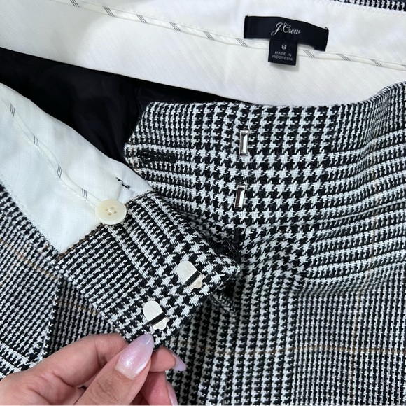 J. Crew Plaid Wool Cropped Pants Size 8 - Picture 9 of 9